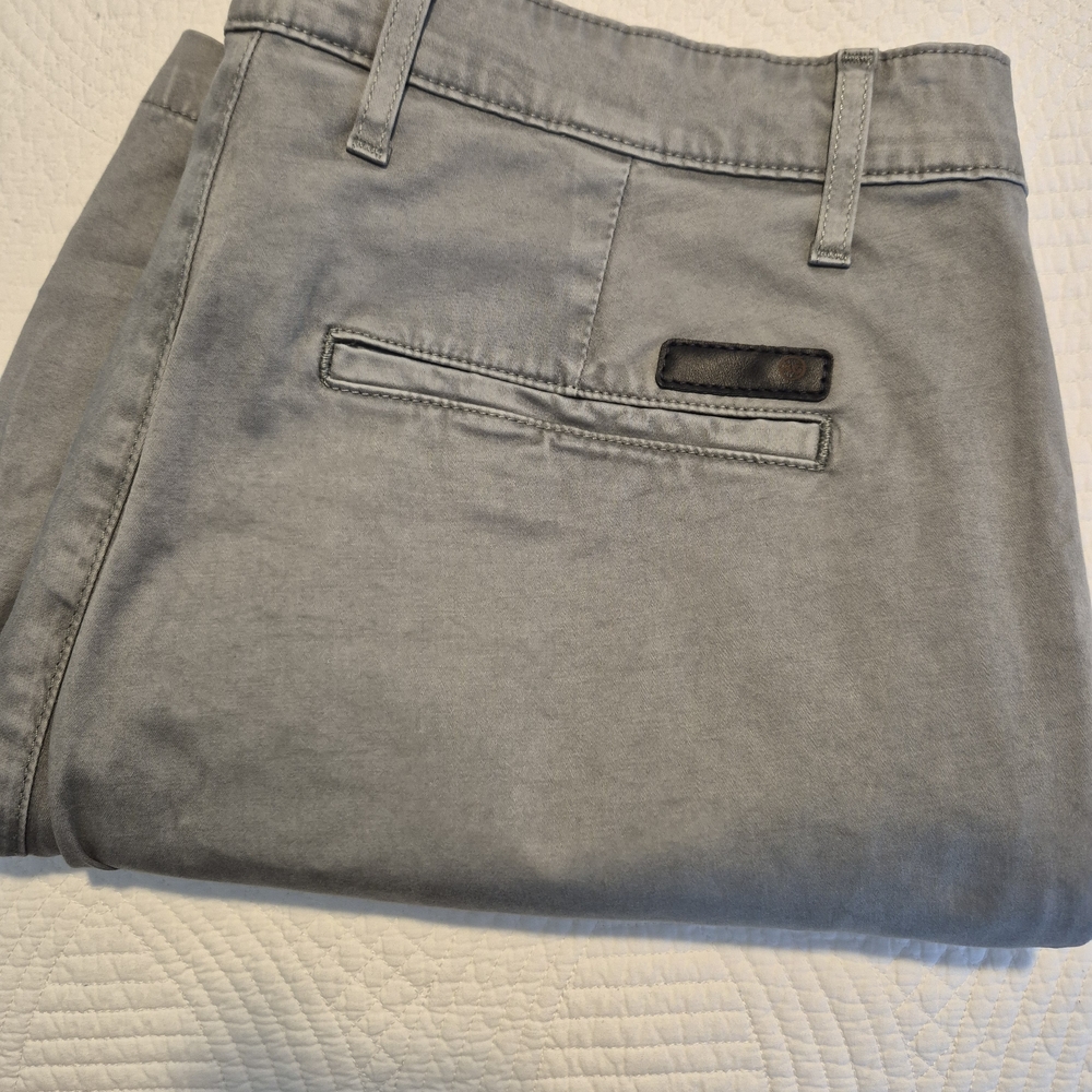 AG Adriano Goldschmied Men's Gray Flat Front Shorts